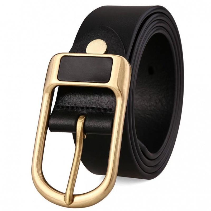 Trendy Unisex 2024 Automatic Waist Belt With Highquality Pin Buckle For Fashion