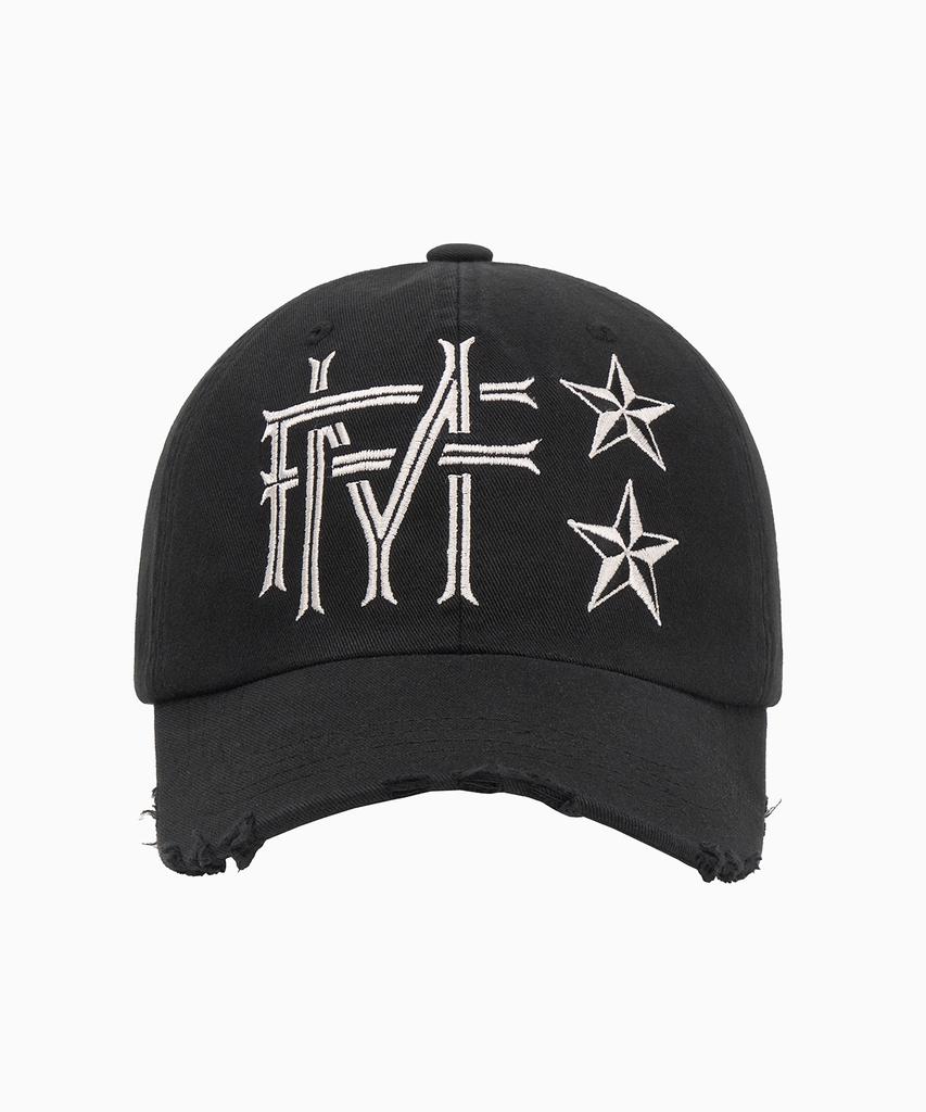 FREEMARIO Mf Fence Damaged Ball Cap [Black]