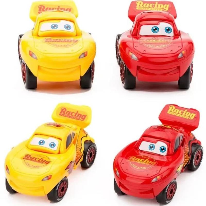 Disney Toy Story Cars Action Figure Transforming Car Lightning Mcqueen Children Racing Car Deformed Eggbirthday Christmas Gift
