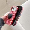 Red Heart Stand Case for iPhone 17 Pro Max & Apple 16, 14/15 Two-in-One