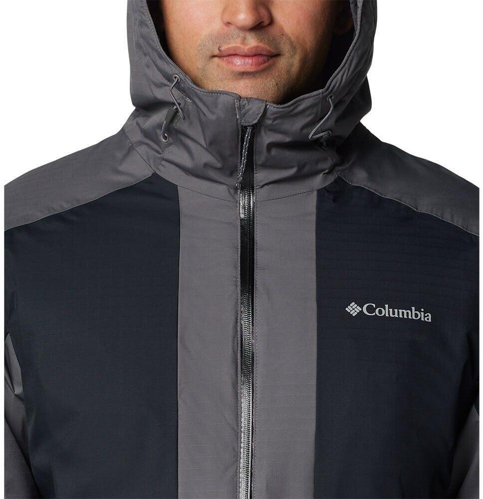 Jachetă Columbia Point Park II Impermeabilă Izolată gri urban/negru