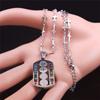 Stainless Steel Crystal Catholicism Saint Benedict Jesus Necklaces Women/Men Cross Chain Necklace Jewelry cruz colgante N4909S02