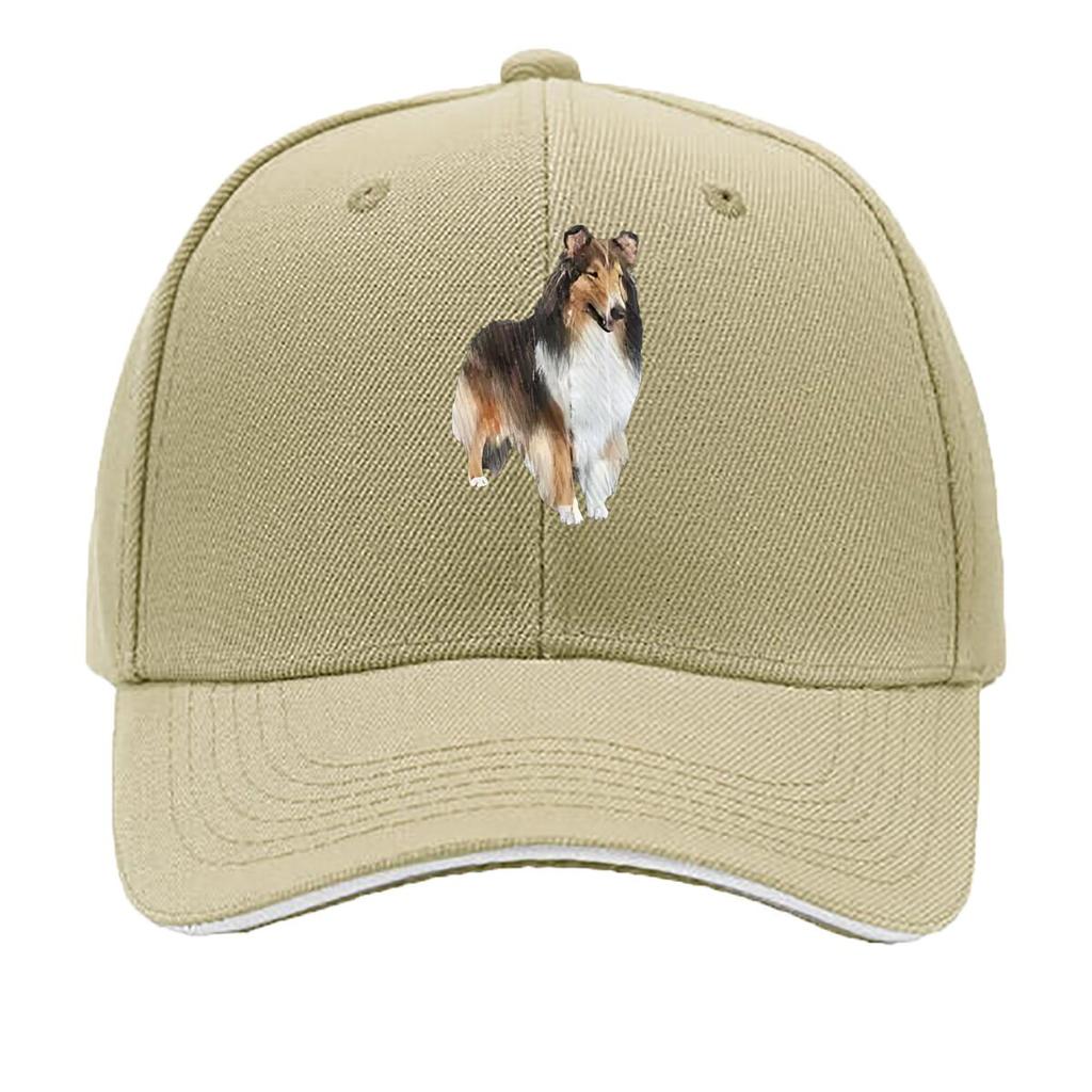 Collie Charm Dog Grace Hip Hop hat Fashion Outdoor Sports Sandwich Baseball Cap