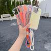 iPhone 17 Pro Max Color-Changing Dragon Magnetic Lens Holder & Lanyard with Apple 16 Bright Color Phone Case