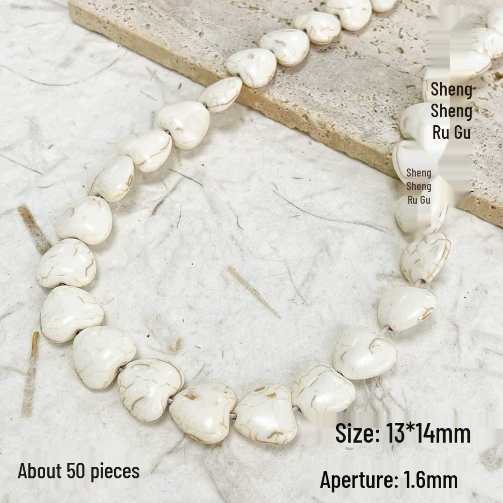 Versatile White & Turquoise Spacer Beads for DIY Jewelry Making - Bracelets, Necklaces, Accessories