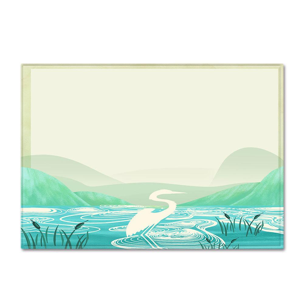 

Line Printing Three-Dimensional Carpet Living Room Runway Green Floor Mat 1.5*1