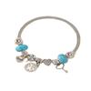 Pan Family DIY Love Heart Clover Bracelet & Tree of Life Pendant Bangle
