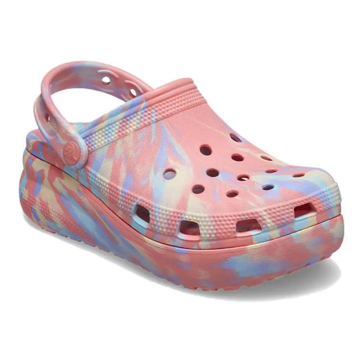 Crocs EVA Perforated Kids' Slippers Kids' Guava Powder (Unisex) Kids' Clogs 207837 6VU