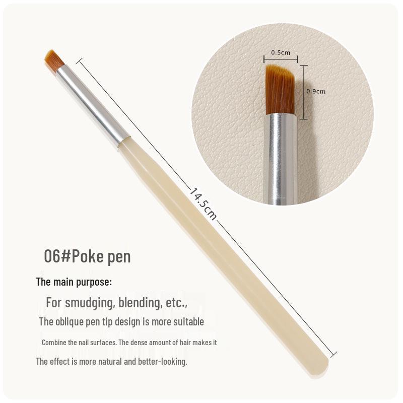 Nail Art Pen for Line Drawing, French Ombre, Gradient, Dotting, and Floral Designs – Light Therapy Tool Brush
