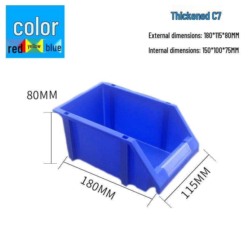 Slanted Mouth Plastic Storage Box for Screws and Tools – Classified Component Shelf