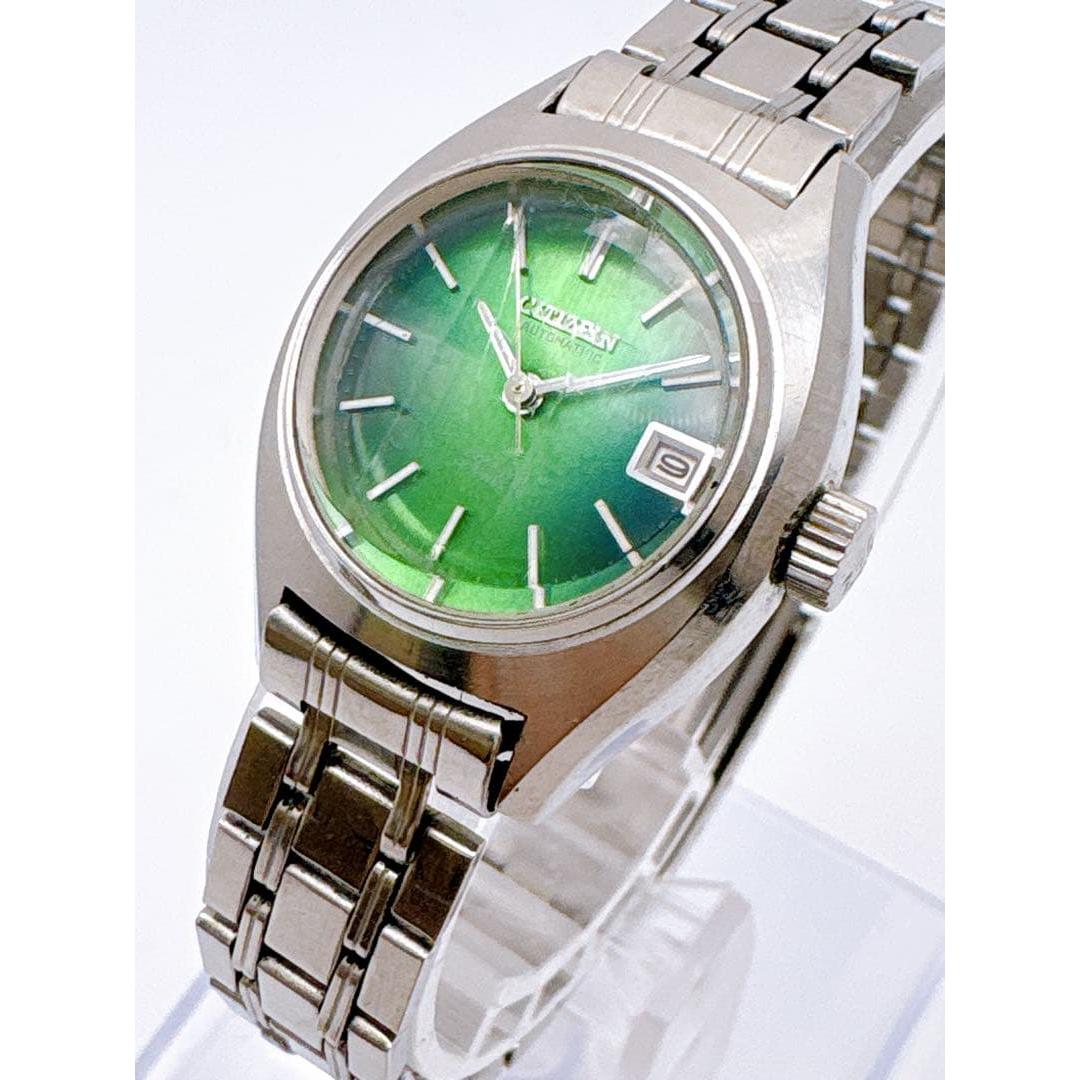 citizen green dial watch citizen