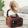 Retro Gramofon Klasyczny Gramofon Dźwięk Stereo Odtwarzacz Płyt Winylowych dla Dzieci Święta Mieszkalne