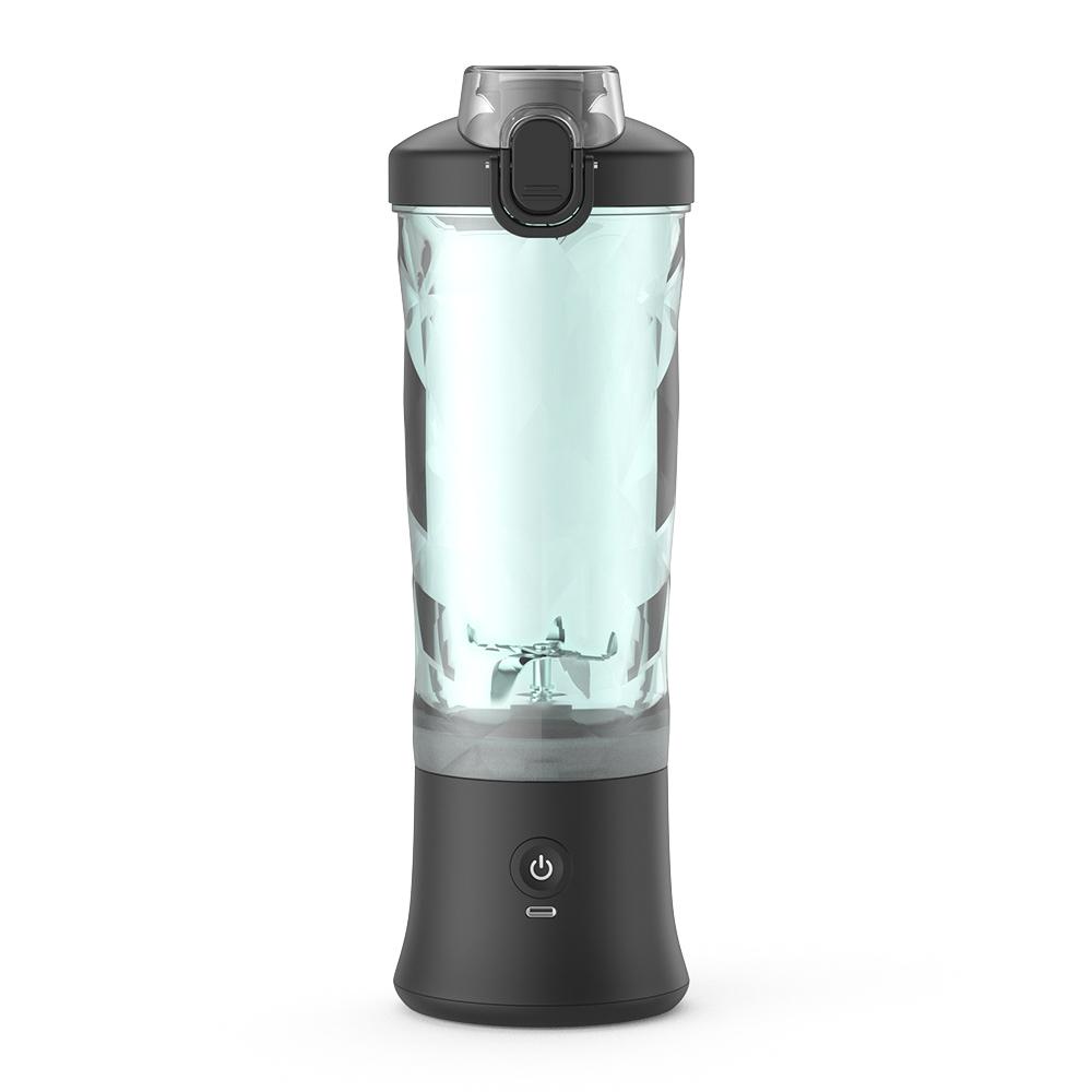 Portable Personal Blender for Shakes and Smoothies 600ml Fruit Juicer with 6 Blades 150W Power 2 Modes Built in Battery