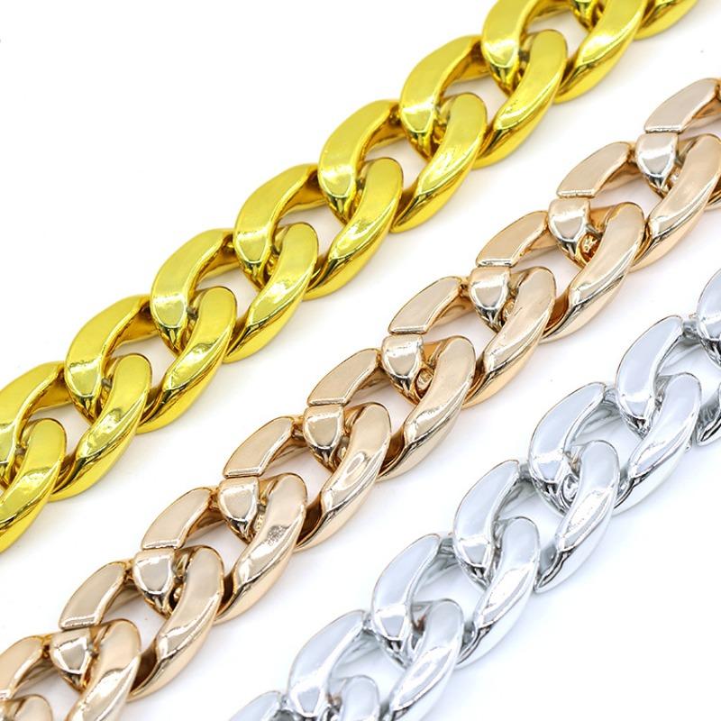 Accessories: Bulldog Bully Gold Chain, Small and Medium-sized Dog Collar, Pet Necklace, and Other Accessories