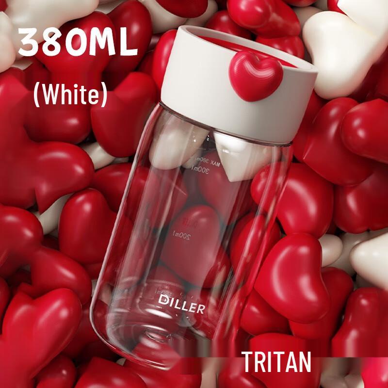 Diller Cute Heart Kids Water Bottle