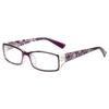 Cat Eye Reading Glasses Women Retro Presbyopic Glasses Pattern Eyeglasses Legs Resin Frame Diopter +1.0 +1.5 +2.0 +2.5 +3.0 +3.5