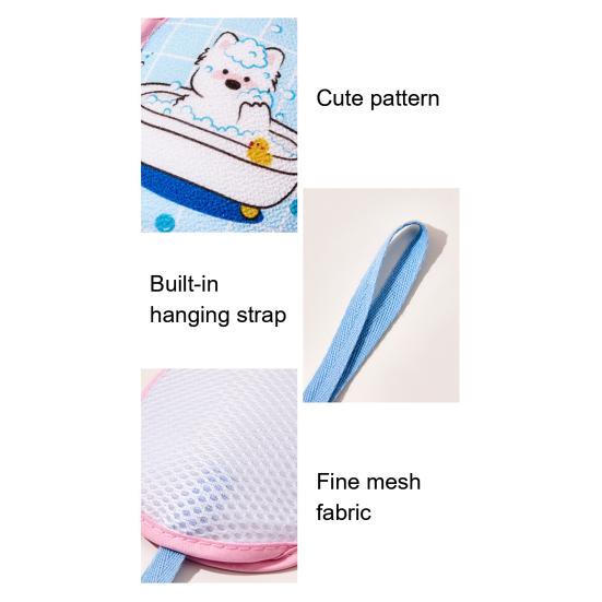 Bath Loofah Sponge Soft Absorbent Kids Bath Scrubber Cute Exfoliating Scrubber Shower Loofa Sponge for Boys Girls