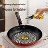 Crystal Diamond Non-stick Universal Flat-bottom Wok for Induction & Gas Stoves, Stir-fry & Frying Pan