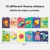 400pcs Colorful Dot Stickers Inside! Kids’ Geometric Sticker Book – Long-Format Mosaic Art, Boost Focus & Hand-Eye Skills