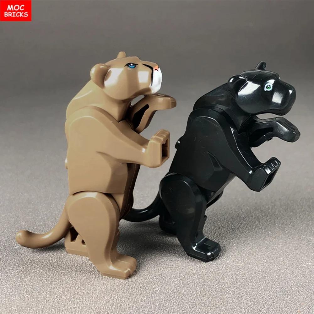 Cărămizi MOC Subarboret Junglă Animal de Pădure Maimuță Capră Girafă Pasăre Bufniță de Noapte Accesorii Blocuri de Construcție Jucării Cadouri