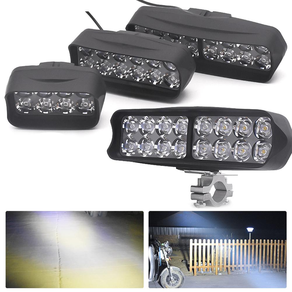 12V-80V biciclete electrice LED faruri super luminoase motocicletă triciclu 8/12/16 LED lampă E-Bike siguranță echitatie lumină față piese