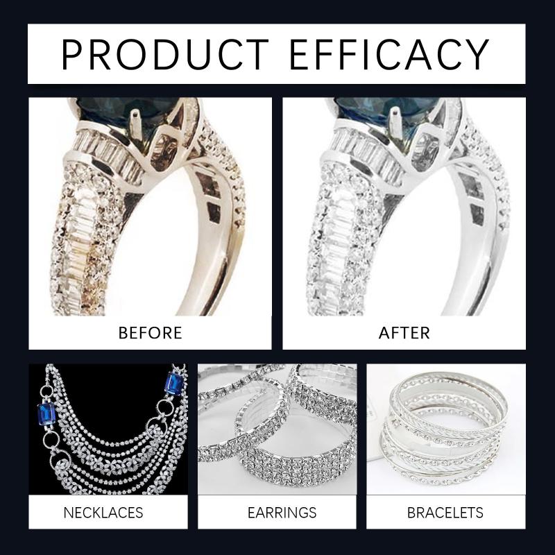 100Ml Jewelry Cleaner Solution For Gold Silver Glasses Watch Rings Diamond Polishing Remove Dirt Shine For Ultrasonic Machine