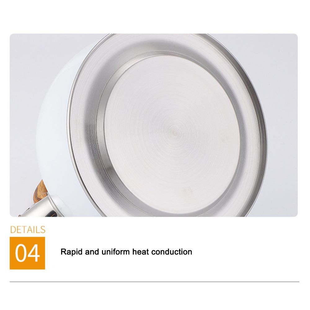 304 Stainless Steel Whistling Tea Kettle 2.5L Capacity Fast Heating Kettle  Home Use