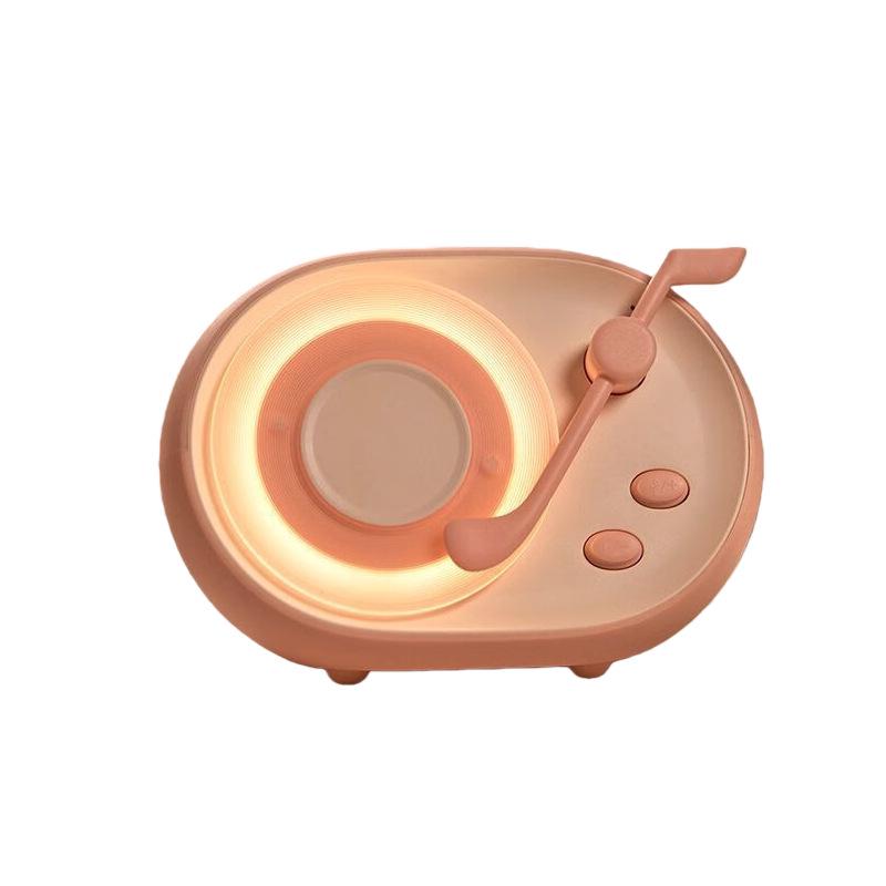 Bluetooth Speaker Night Light: Ambient Bedroom Bedside Lamp with Flowing Light