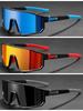 3PCS Fashion Outdoor Athletic Cycling Sunglasses for Cool Men Women Glasses Runing Sports Driving Road Bicycle Shades UV400