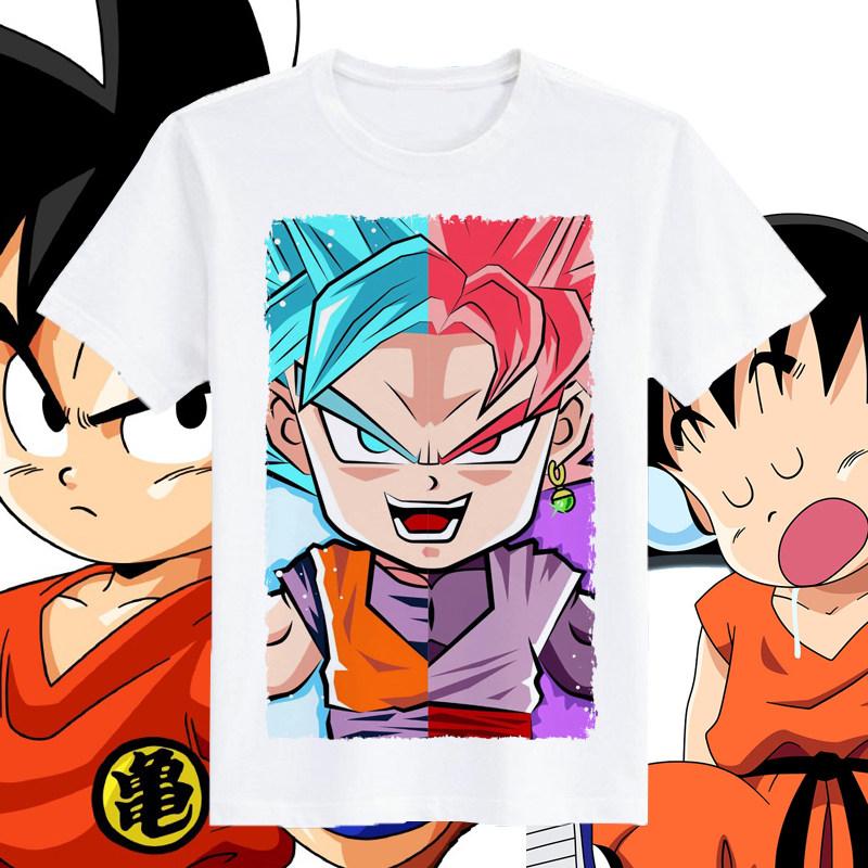 

Summer 2026 Dragon Ball Theme Collection Trend Street 100 Cotton Printed Loose Tshirt for Unisex and Women Parents Tops S