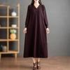 Knitted Dress Autumn and Winter New Fashion Loose Large Size Medium and Long Medium Mother Knee Sweater Skirt Women