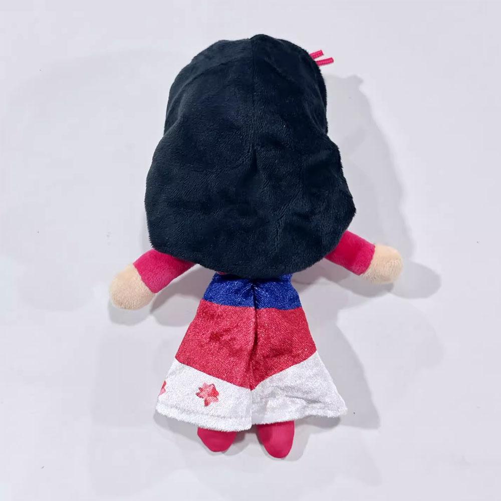 Cute 20CM Princess Snow White Belle Mulan Ariell Stuffed Plush Toys Collection Dolls Birthday Gifts for Girls Home Decor