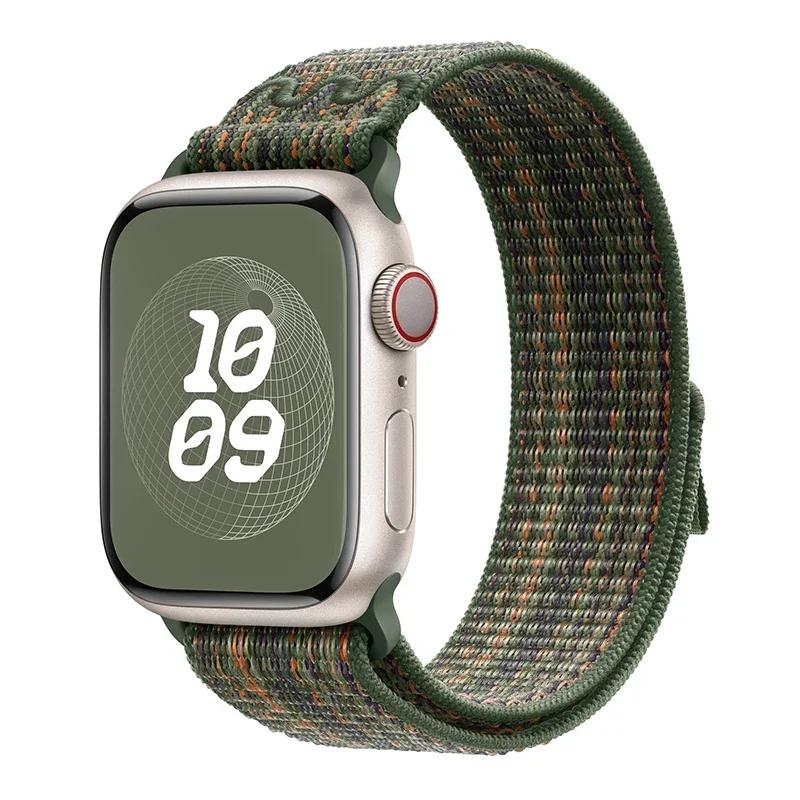 Nylonband für Apple Watch Band 49 mm 44 mm 40 mm 45 mm 41 mm 42 mm 44 45 49 mm Correa Armband iWatch Ultra Serie 7 6 5 3 SE 8 Armband