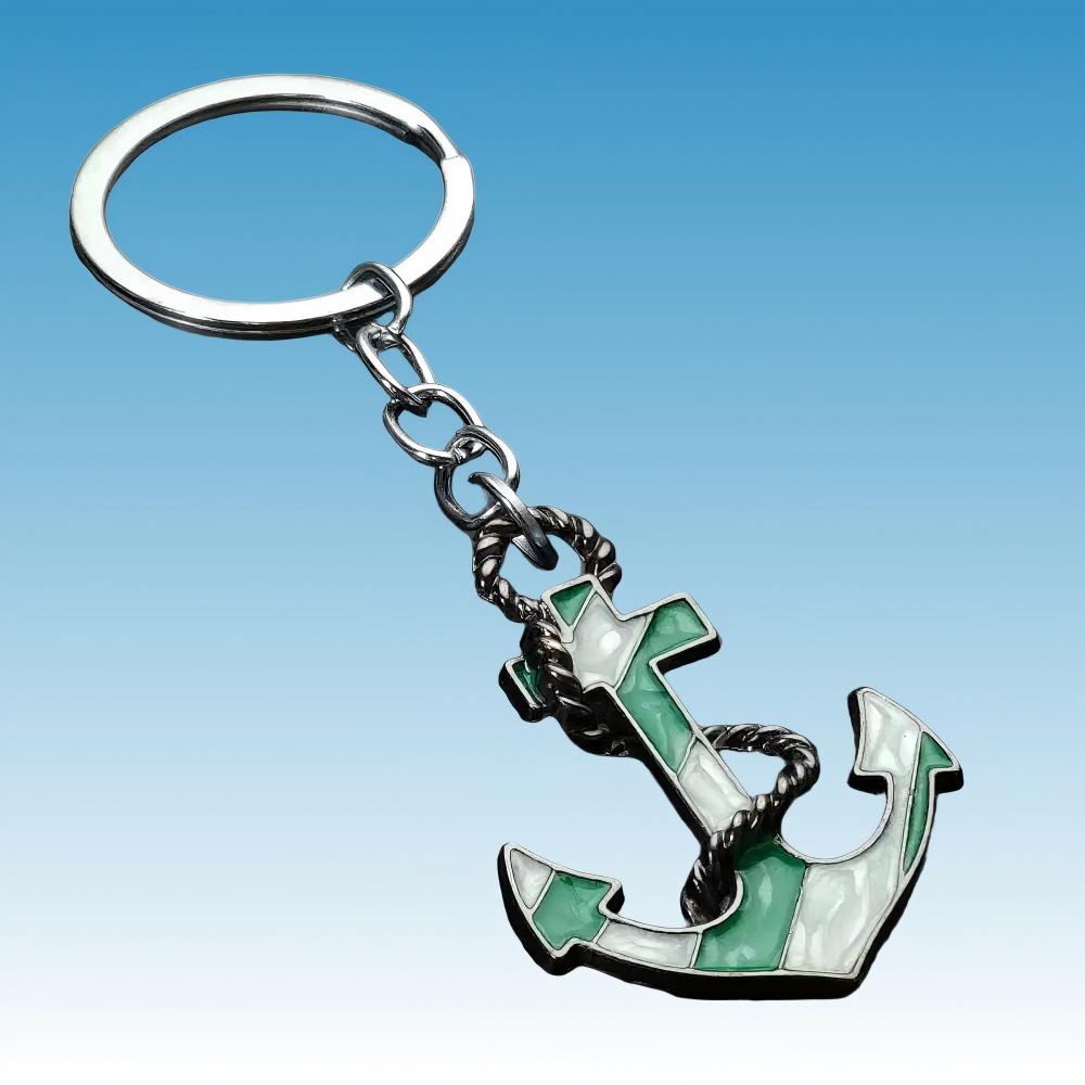 Charm Retro Metal Ship Anchor Keychain Bag Hanging Adventure Shipr Pirate Keyring Badge Car Key Trendy Personalization Gifts