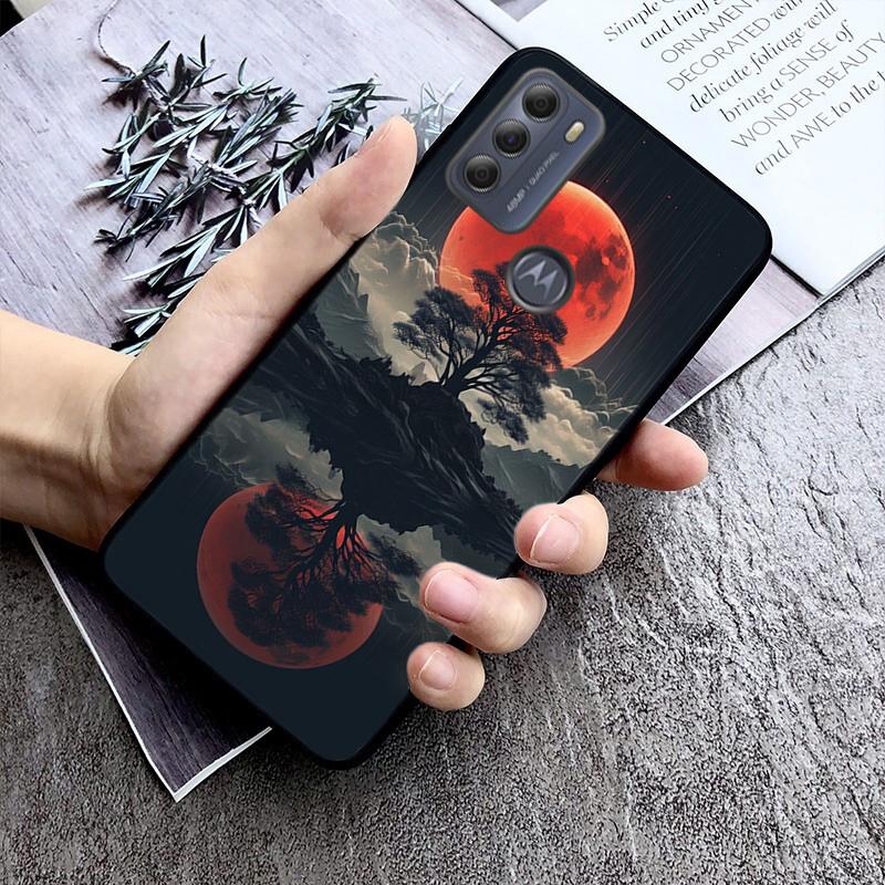 Japanese Cherry Mountain Sceneary Case For Moto G84 G23 G24 G31 G32 G41 G51 G52 G53 G54 G71 G82 G42 G62 G200 G Play G Stylus