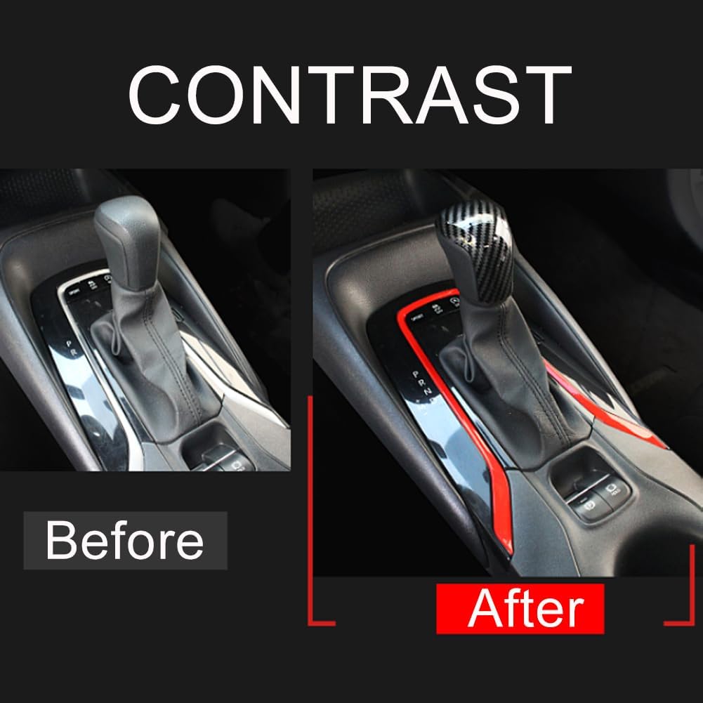 Compatible with     2024 2025 Toyota Corolla Accessories Center Console Gear Shift Panel Cover Trim for Toyota Corolla Cross Accessories (Not for