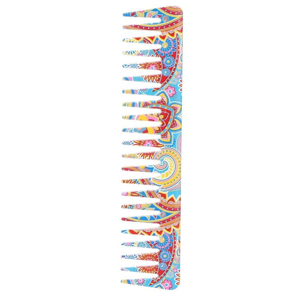 ABS Material Hair Detangling Comb Portable Styling Comb For Barber Detangling Comb Salon Use