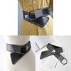 Belt Punk Slimming Style Wide Elastic Waist Belt With Decorative Rivets