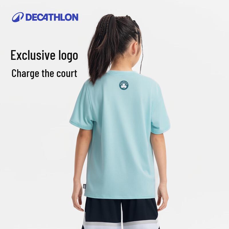 Decathlon Boys' Breathable Short Sleeve Sports T-Shirt