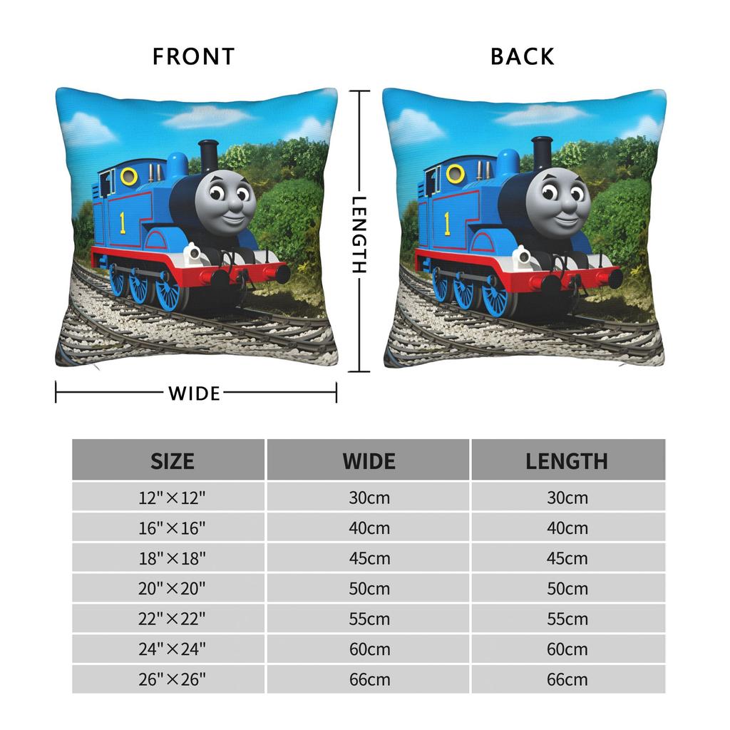 T-Thomas The Train Friend Pillow Case Fashion Pillow Cover Square Pillowcases For Sofa Home Decor