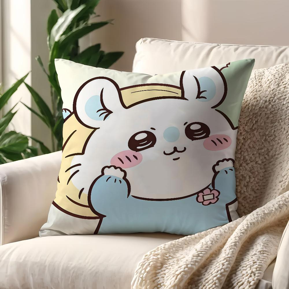 Cute CChiikawaS Kawaii cushion cover For Pillow Printing Sofa Decoration Home Car Room Coffee Shop Office Nordic Simplicity
