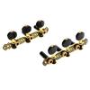 2Pcs Guitar Machine Heads Reusable Professional Guitar Knob Parts Metal Locking String Tuning Pegs for 6 String Guitar