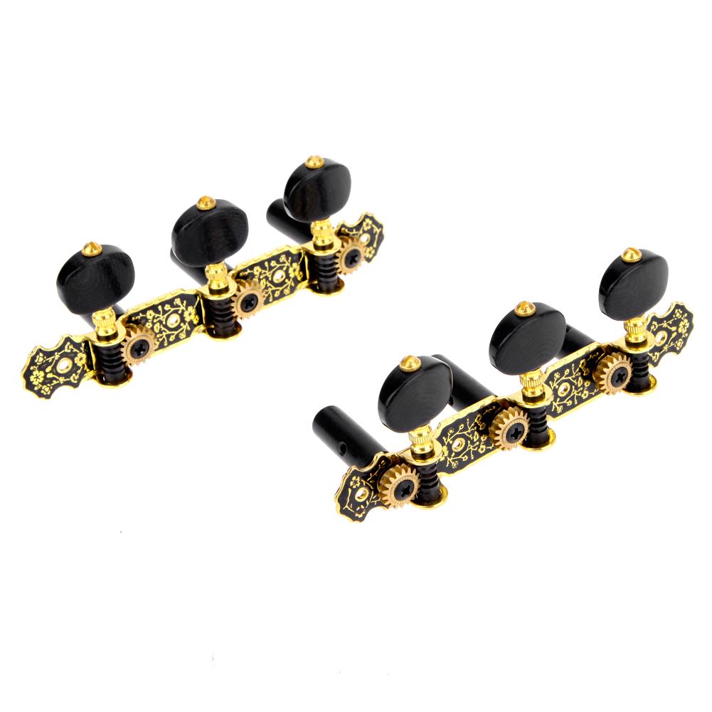 2Pcs Guitar Machine Heads Reusable Professional Guitar Knob Parts Metal Locking String Tuning Pegs for 6 String Guitar