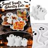 Halloween Candy Serving Tray, Paulownia Wood, 1.5mm Thick, Shrink-Wrapped for Snacks