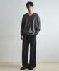 Wednesday Oasis Washable Minimal V-Neck Knit_Brown(Wc26-Kn20)