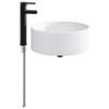Bathroom Sink Matte Black 40.5 X 40.5 X 15.5 Cm