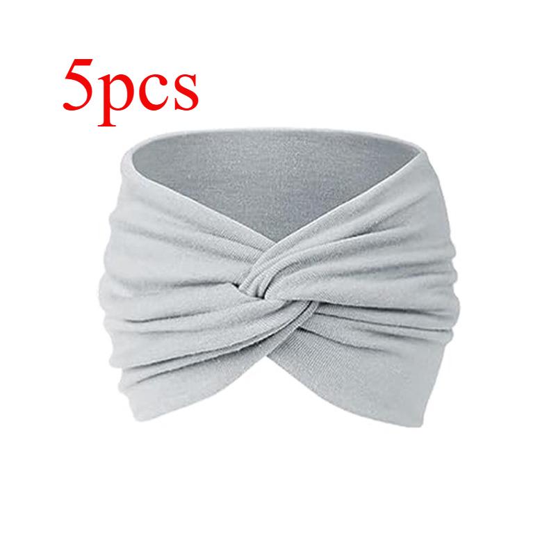 10pcs/set Women Non-Slip Headbands,outdoor Fashion Sports Headband,Soft Fabric Elastic Headband for Exercise,Running Accessory