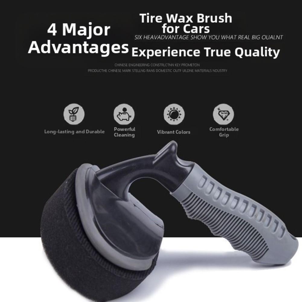 Car Tire Care Polishing Brush Tire Cleaning Sponge