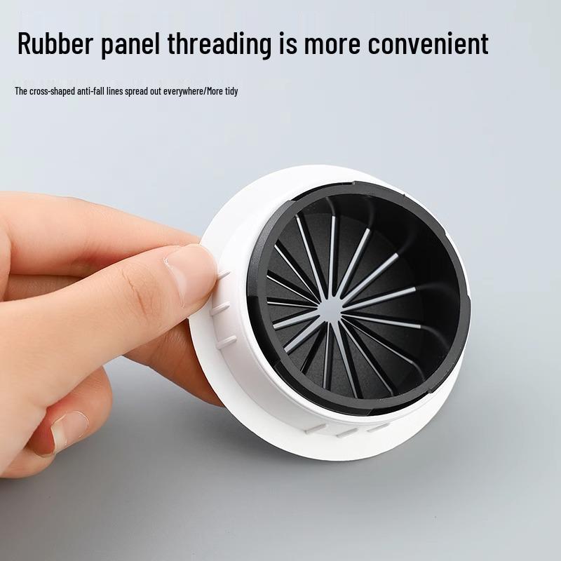 Bürotisch Kabeldurchführung: Dekorative Durchführungs- & Kabelmanagementabdeckung