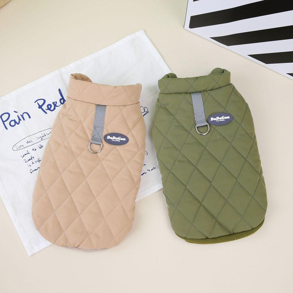 Corgi Dachshund Argyle Coat: Autumn/Winter Cotton Clothing for Short-Leg Dogs